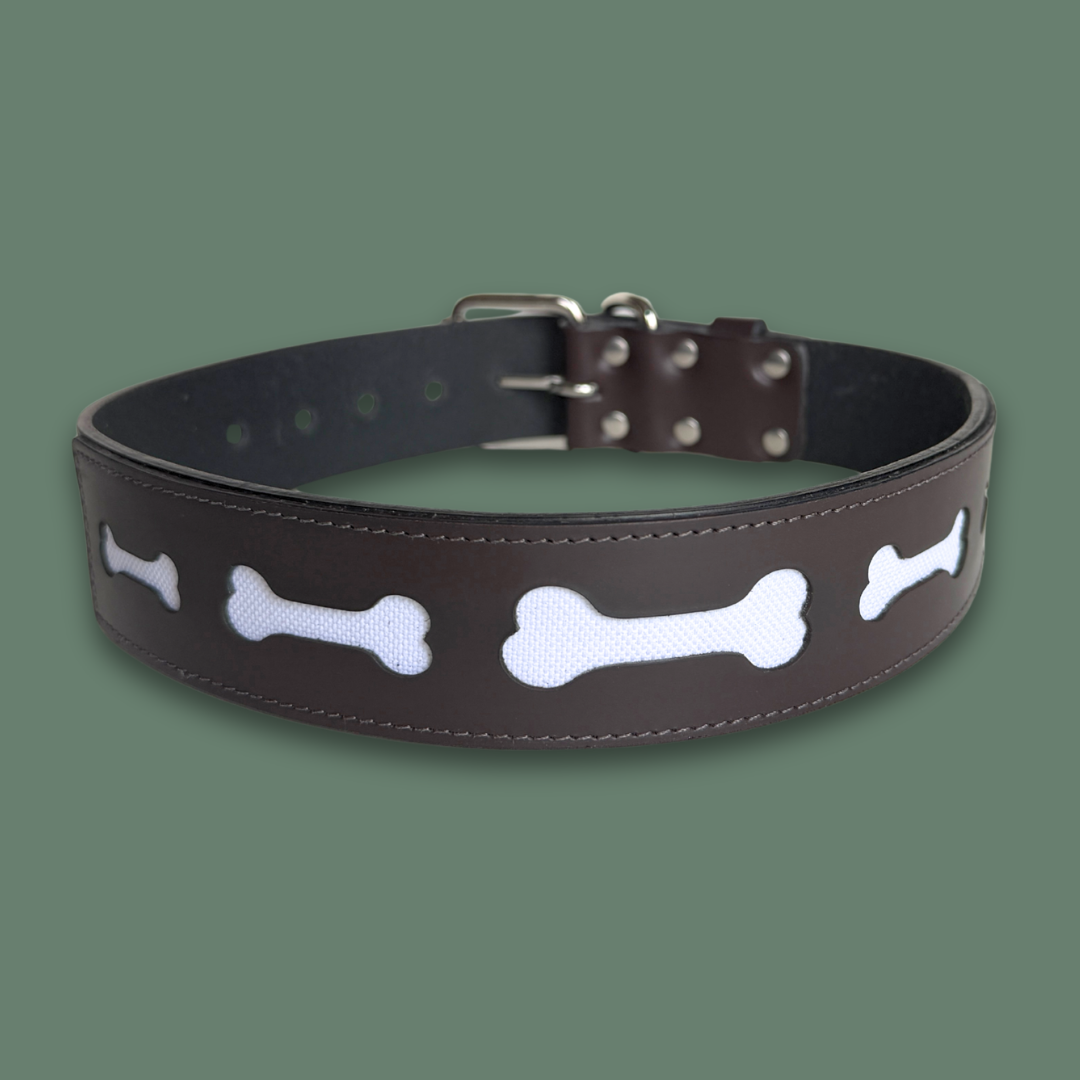 Bone Leather Collar
